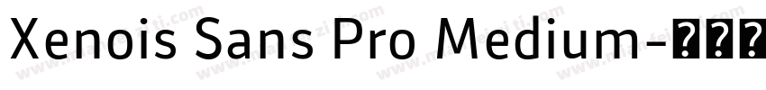 Xenois Sans Pro Medium字体转换